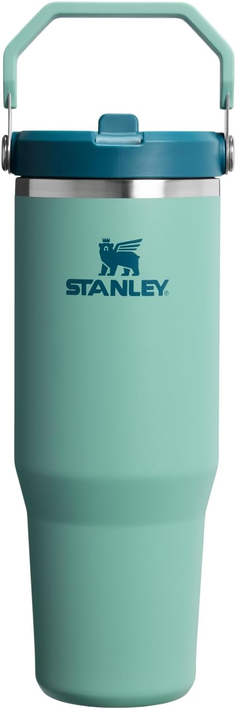 STANLEY IceFlow 2.0 - Vaso con pajita, 30 onzas, color verde primav...