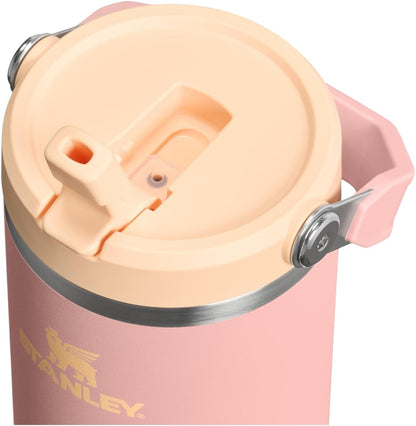 STANLEY IceFlow 2.0 - Vaso con pajita, 30 onzas, rosa melocotón | A...