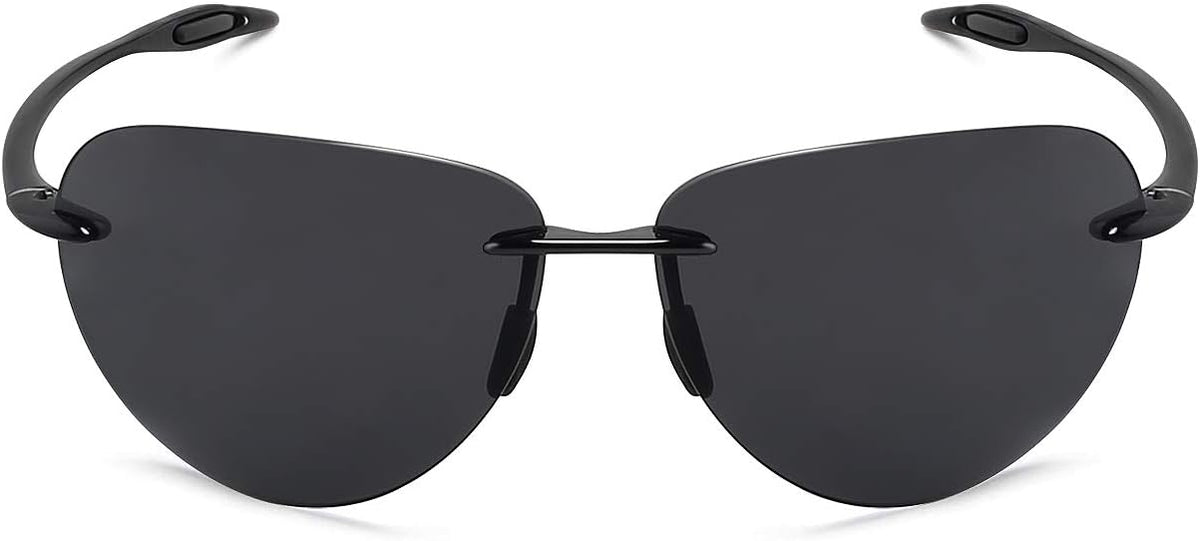 JULI Gafas de sol deportivas para hombres y mujeres, marco Tr90 sin...