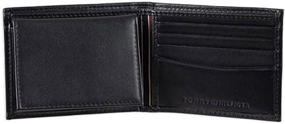 Tommy Hilfiger Cartera Passcase para hombre con ventana de identifi...
