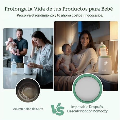 Momcozy Calentador de botellas Nutri y tabletas descalcificadoras o...