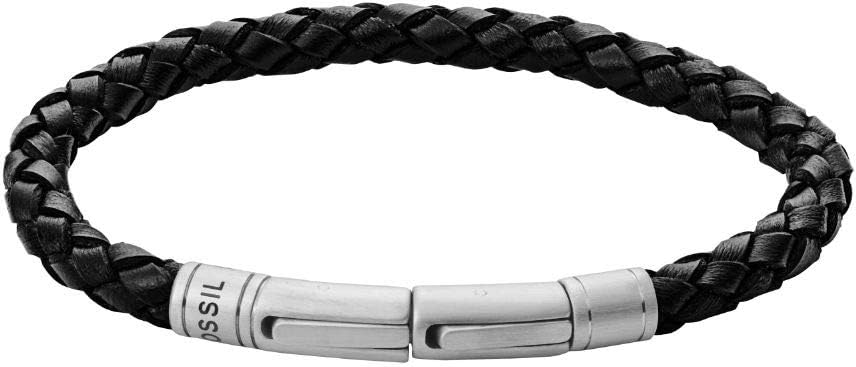Fossil Billetera plegable de cuero para hombre con ventana de ident...