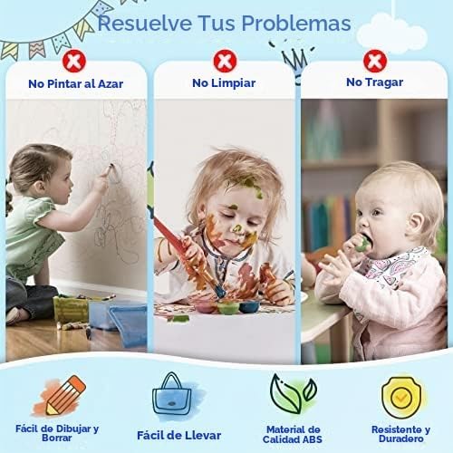 Kikidex Tablero magnético de dibujo, juguetes para niñas pequeñas p...