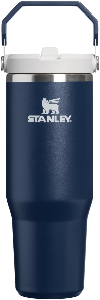 STANLEY IceFlow 2.0 - Vaso con pajita, 30 onzas, azul marino oscuro...