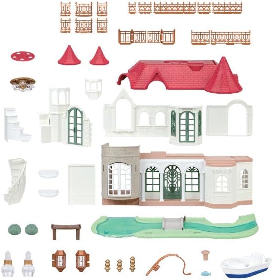 Calico Critters - Red Roof Home - Casa de muñecas Riverside Manor |...