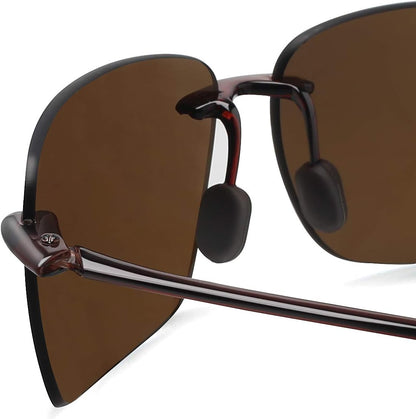 JULI Gafas de sol deportivas para hombres y mujeres, marco Tr90 sin...