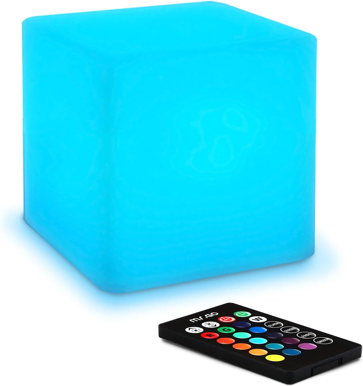Mr.Go Lámpara de ambiente de luz nocturna LED regulable de 4 pulgad...