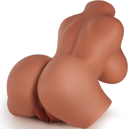 Goyha Masturbador de muñeca sexual de piel marrón con grandes tetas...