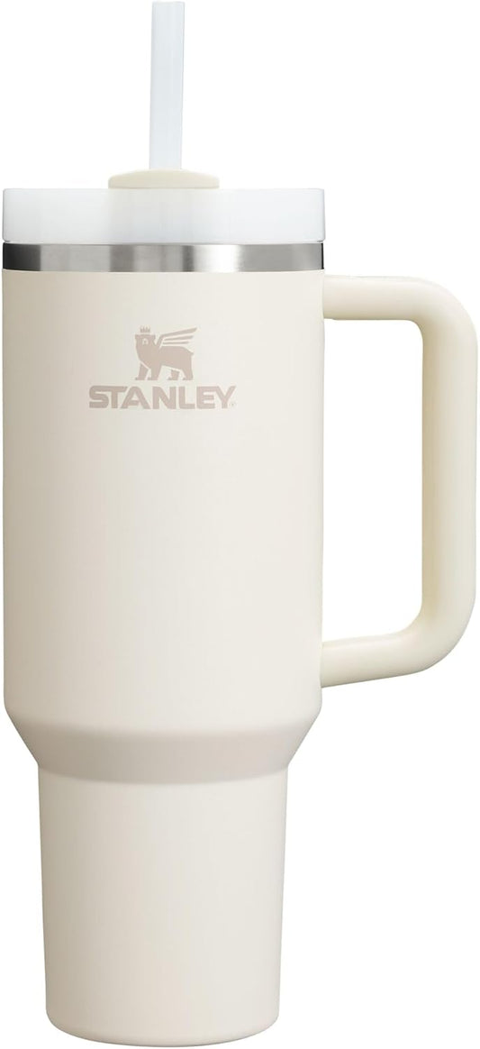 Stanley Quencher H2.0 - Vaso de acero inoxidable con asa, pajilla y...
