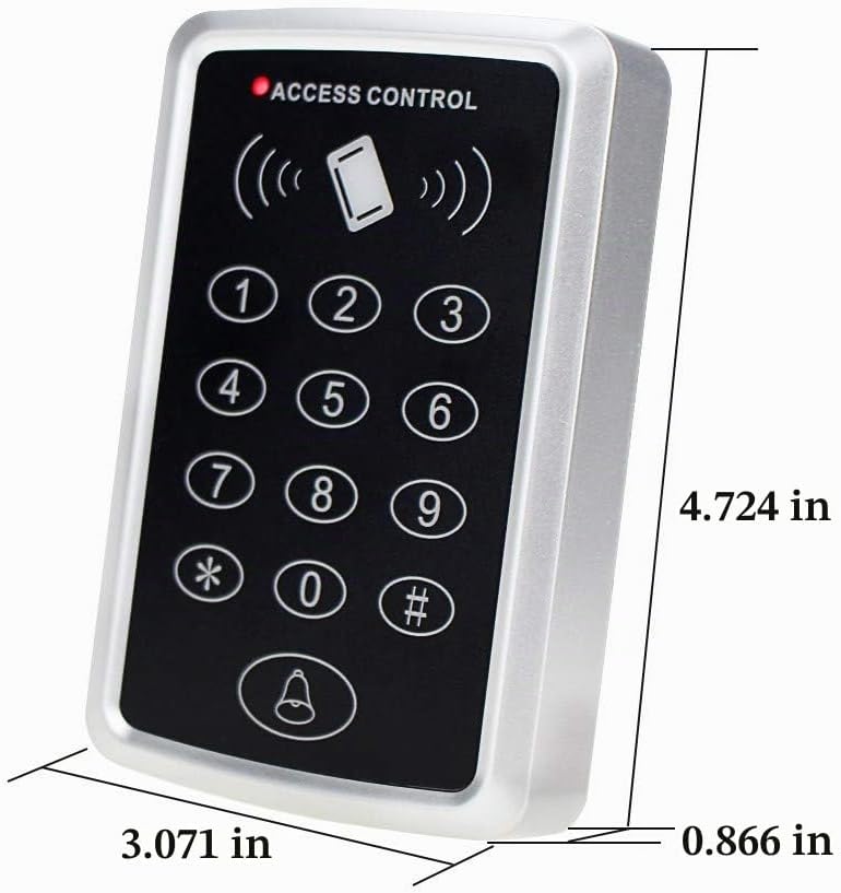 XYBkey Kit de sistema de control de acceso de seguridad Card Swipe,...