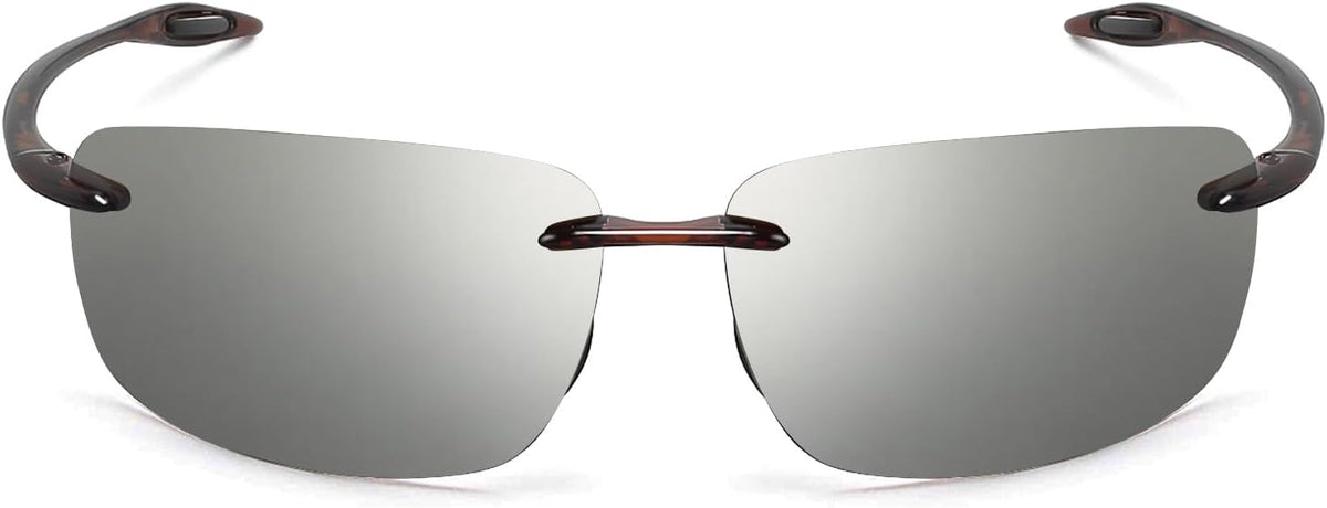 JULI Gafas de sol deportivas para hombres y mujeres, marco Tr90 sin...