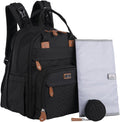 BabbleRoo Mochila para pañales extragrande, bolsa de bebé expandibl...