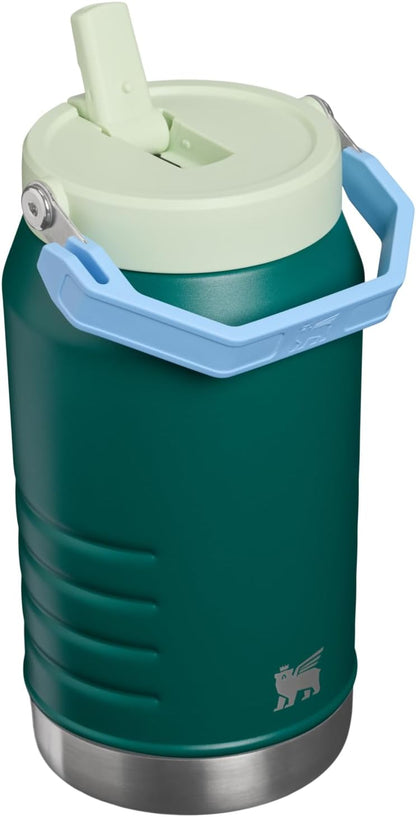 STANLEY IceFlow Flip Straw 2.0 Jarra, 64 oz, Esmeralda Honeydew | A...