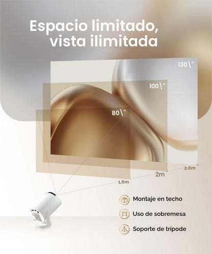 Magcubic 2026 Mini proyector HY300PRO actualizado con WiFi y Blueto...