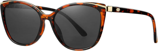 Colrea Gafas de Sol Modernas con Forma de Ojo de Gato para Mujer, E...