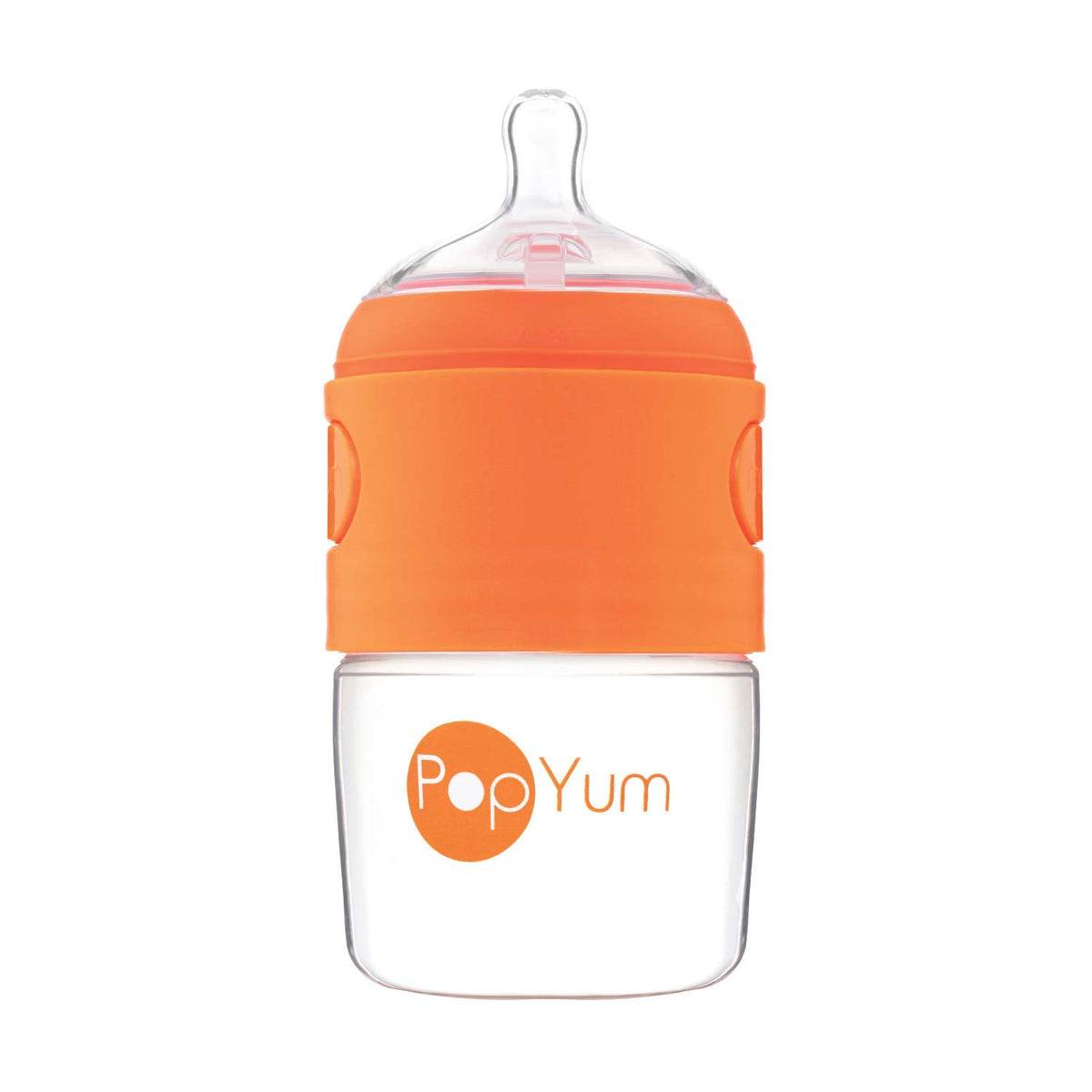 PopYum Biberón de 5 oz con fórmula anticólica naranja para hacer\/m...