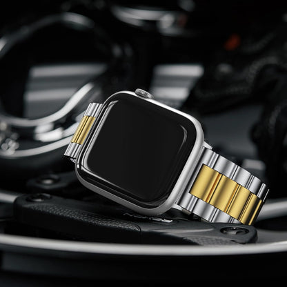 EPULY Correa de metal compatible con correas de Apple Watch para ho...