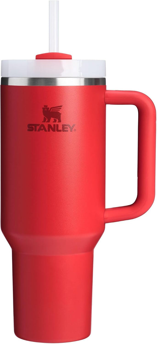 Stanley Quencher H2.0 - Vaso de acero inoxidable con asa, pajilla y...