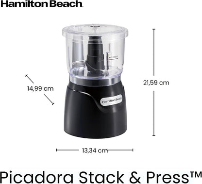 Picadora de verduras eléctrica y miniprocesador de alimentos Hamilt...