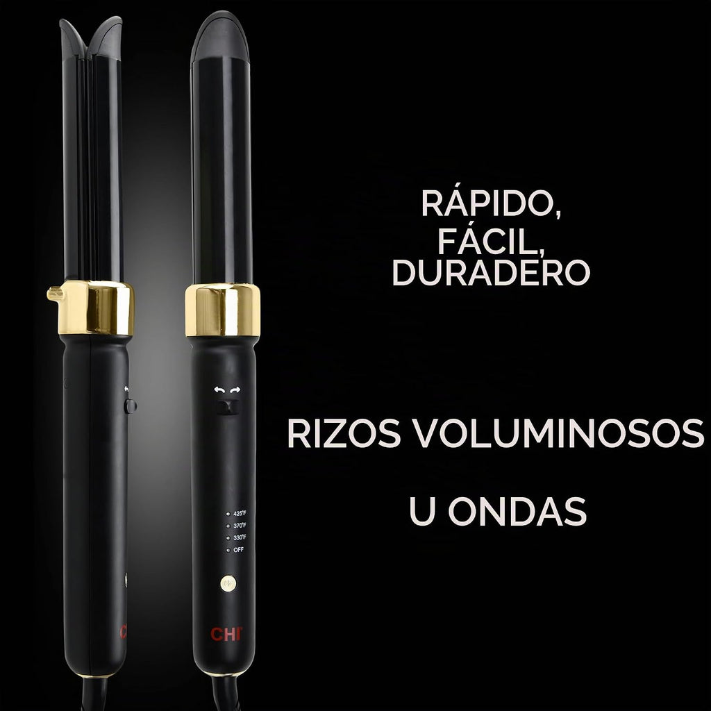 Rizador giratorio de cerámica 1\u201D automático CHI Twist-N-Wave,...