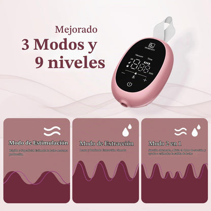 Extractor de leche manos libres D6, extractor de leche ultraligero...