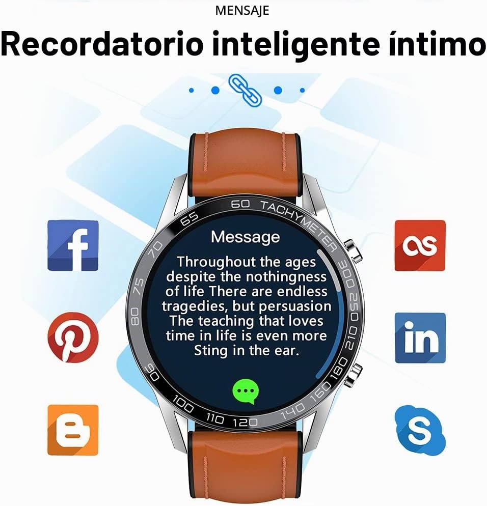 FILIEKEU Reloj inteligente para hombre para Android iOS, llamadas B...