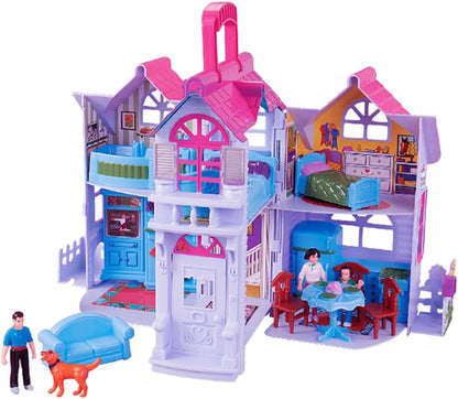 Liberty Imports Mi Hermosa Casa de Muñecas Fold and Go Pretend Play...