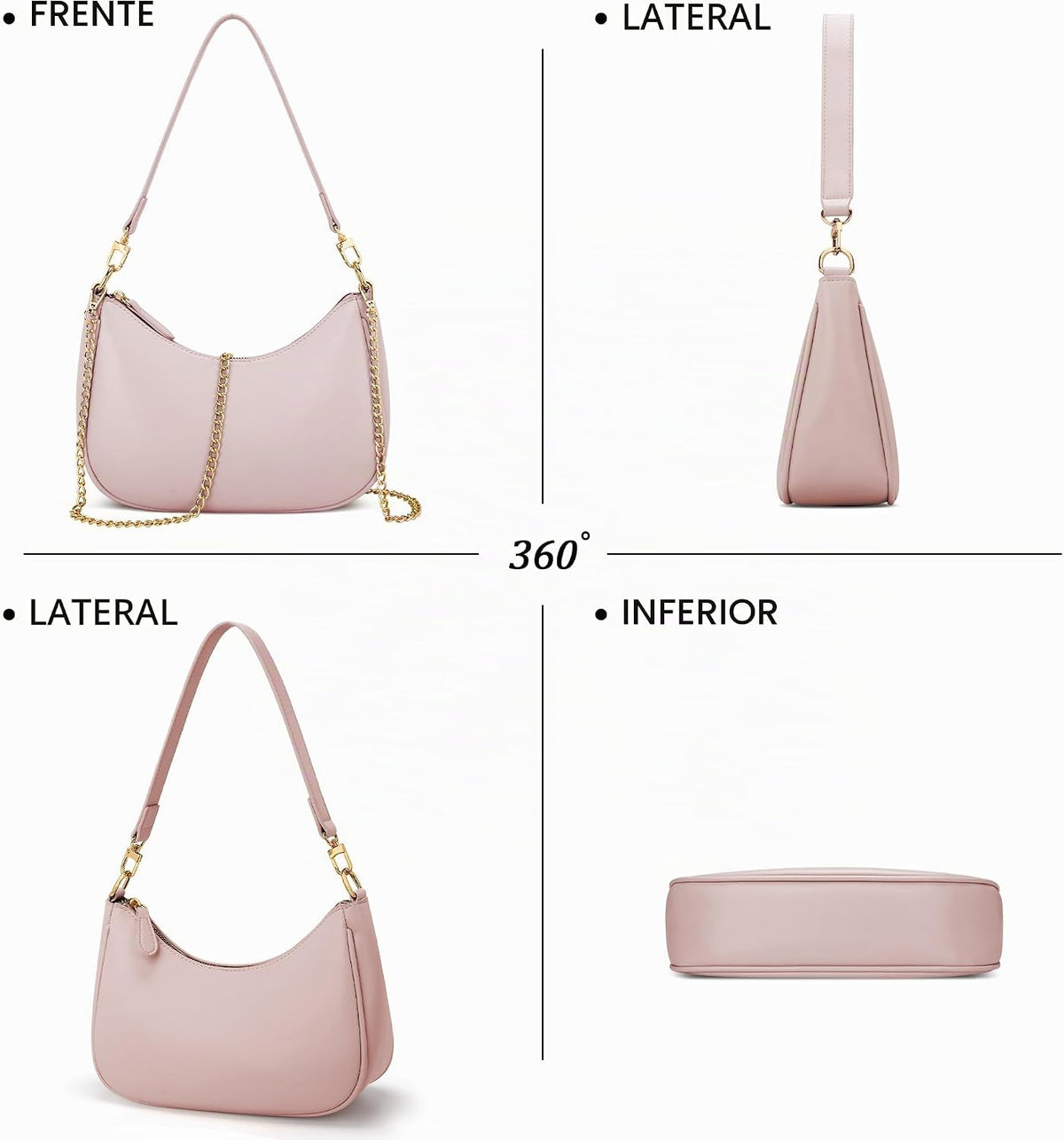 KKXIU Bolso de hombro para mujer, lindos bolsos y bolsos hobo | Bol...