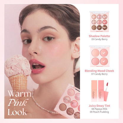 Paleta de sombras dasique #19 Candy Berry l Vegana, libre de crueld...