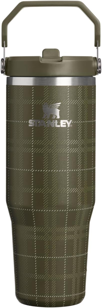 STANLEY IceFlow 2.0 - Vaso con pajita, 30 onzas, diseño de turba a...