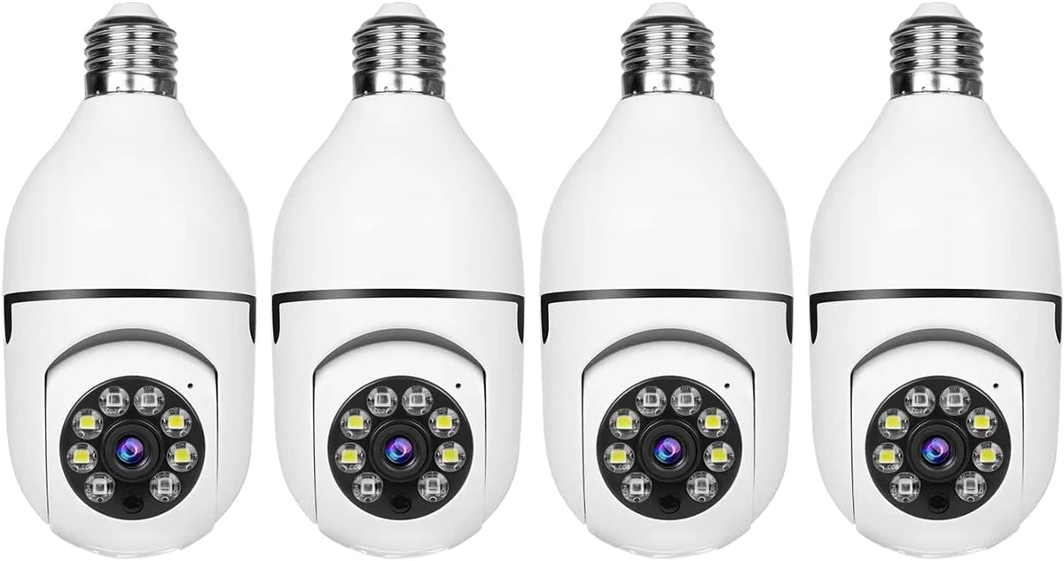 Cámara de seguridad con bombilla - 5G y 2.4 GHz WiFi 2K cámaras de...