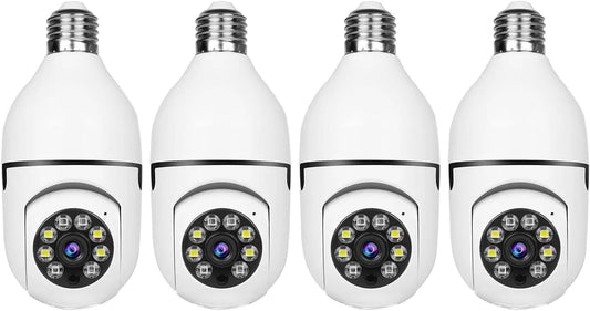 Cámara de seguridad con bombilla - 5G y 2.4 GHz WiFi 2K cámaras de...