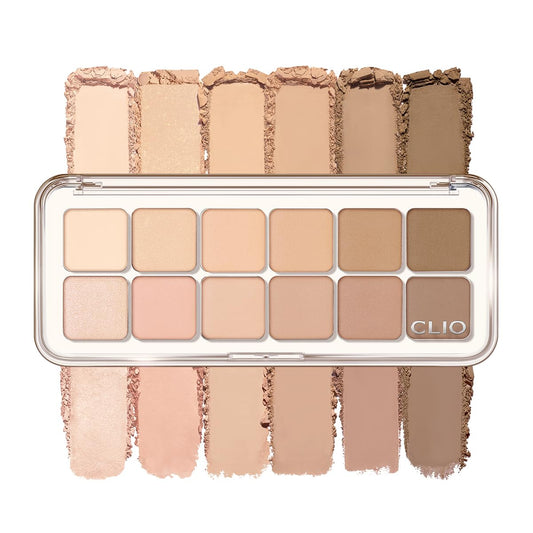 CLIO Pro - Paleta de ojos de aire, sombra de ojos portátil de 12 co...