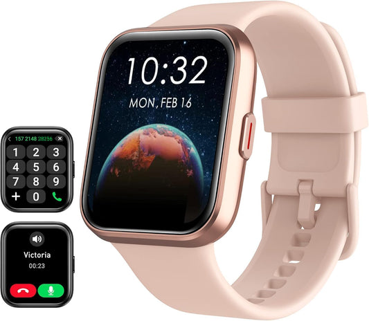 Tensky Reloj inteligente para mujer, Android y iPhone, Alexa integr...