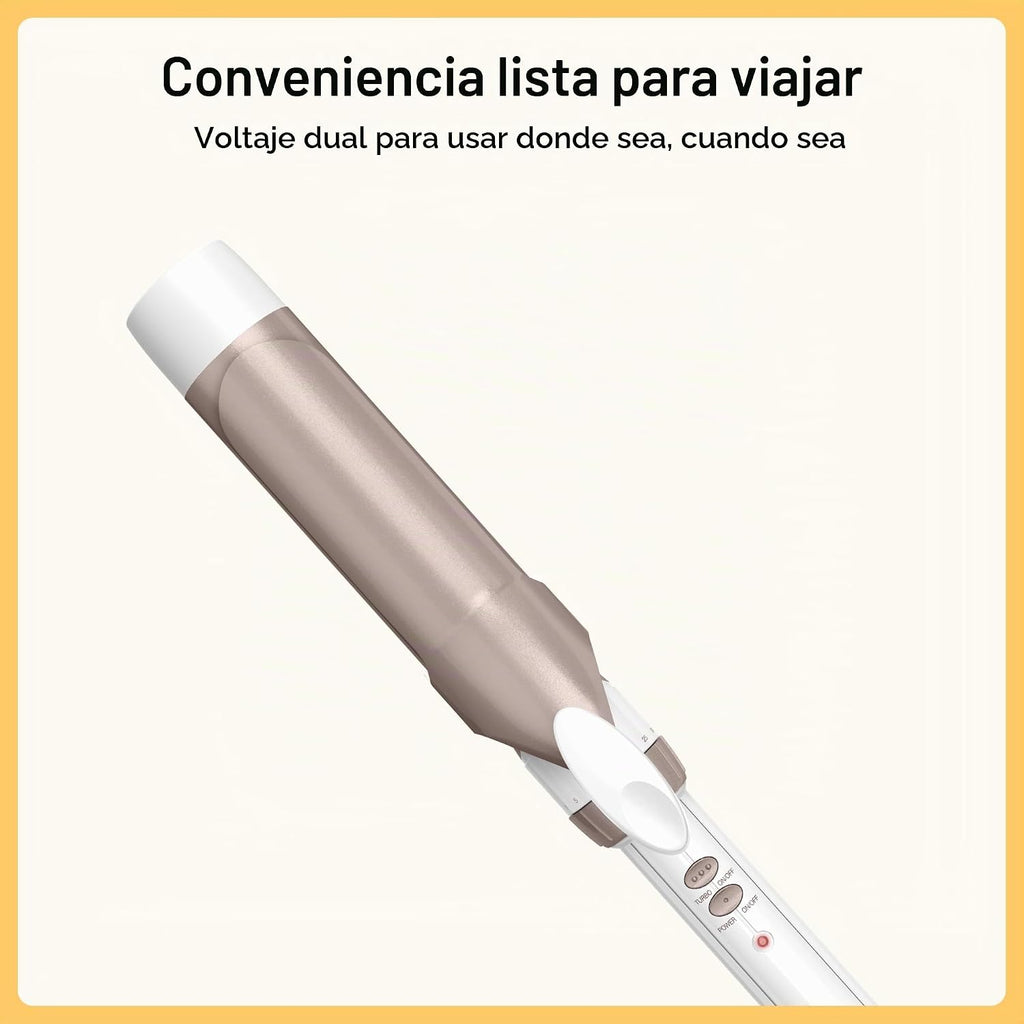 Conair - Plancha rizadora, doble cerámica, barril de 1 1\/2 pulgada...