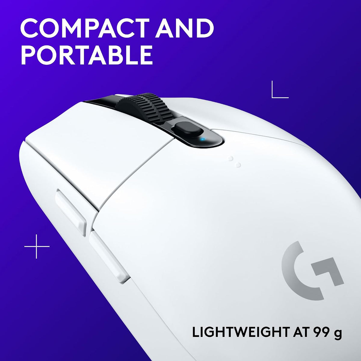 Logitech G Ratón inalámbrico para juegos 305 Lightspeed - Blanco |...