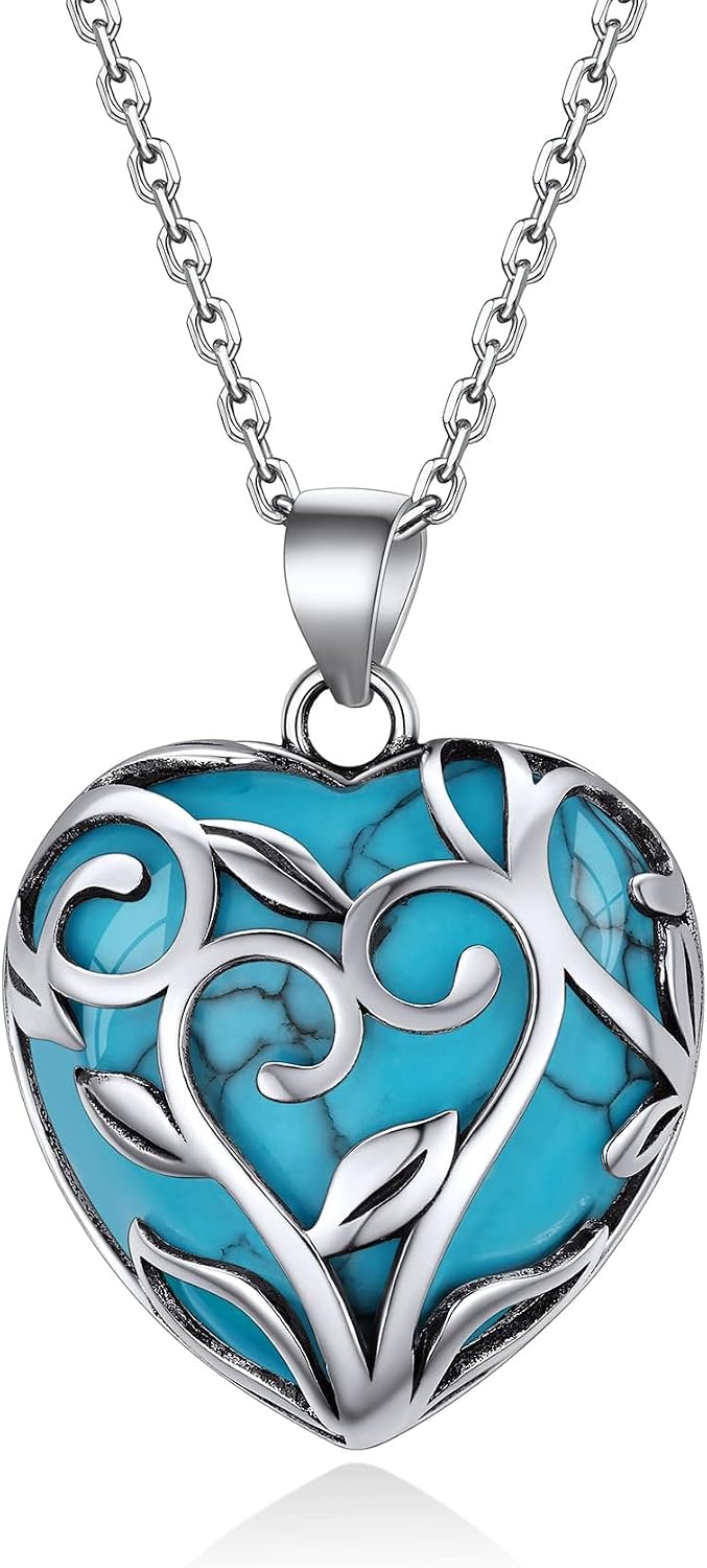 Bestyle Collar de cristal curativo envuelto en árbol de la vida, co...