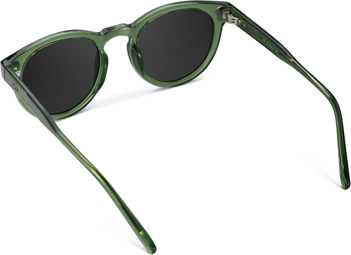 WearMe Pro Gafas de sol polarizadas redondas para mujer, protección...