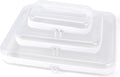 YOPCDJ Funda rígida transparente con cremallera, bolsas transparent...