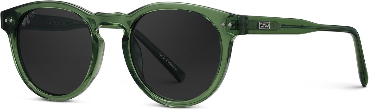 WearMe Pro Gafas de sol polarizadas redondas para mujer, protección...