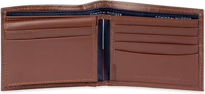 Tommy Hilfiger Cartera Passcase para hombre con ventana de identifi...