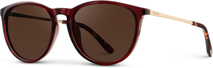 WearMe Pro Gafas de sol polarizadas redondas para mujer, protección...