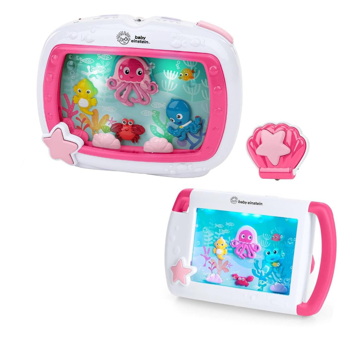 Baby Einstein Juego de regalo 2 en 1 Sea Dreams Soother, máquina de...