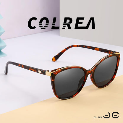 Colrea Gafas de Sol Modernas con Forma de Ojo de Gato para Mujer, E...