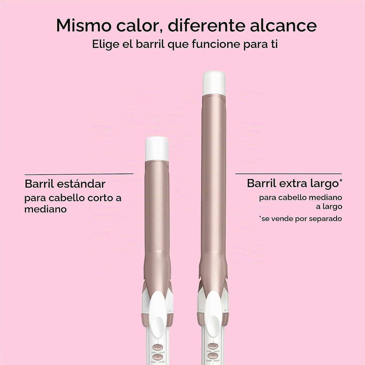 Conair - Plancha rizadora de cerámica doble, barril de 1 pulgada |...