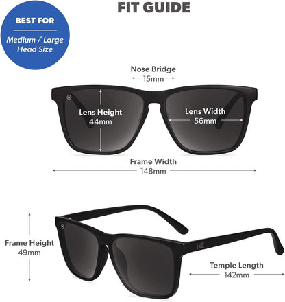 Knockaround Gafas de sol polarizadas cuadradas para hombres y mujer...