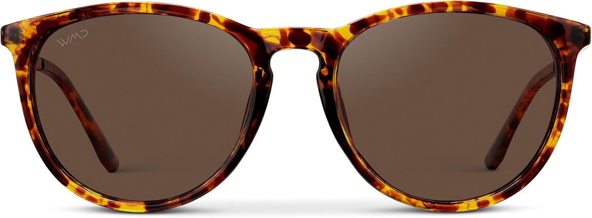 WearMe Pro Gafas de sol polarizadas redondas para mujer, protección...