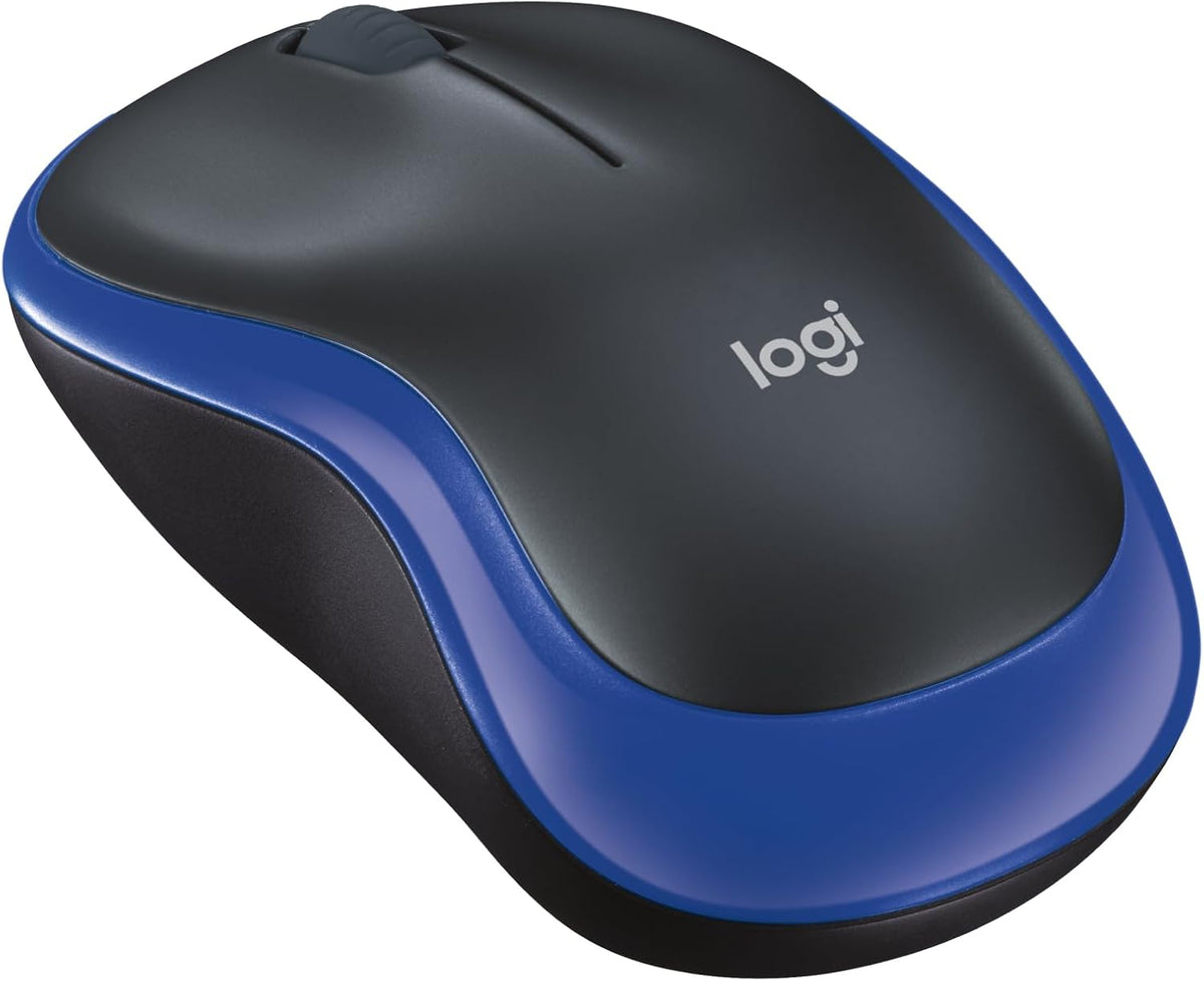 Logitech Mouse inalámbrico M185, 2.4 GHz con mini receptor USB, dur...