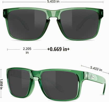 BNUS Corning Gafas de sol con lentes de vidrio para hombres y mujer...
