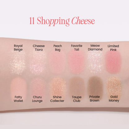 CLIO Pro Paleta de ojos de aire, 12 colores mate y brillante, color...